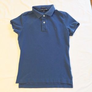 Ralph Lauren Dark Blue Skinny Polo Size S
